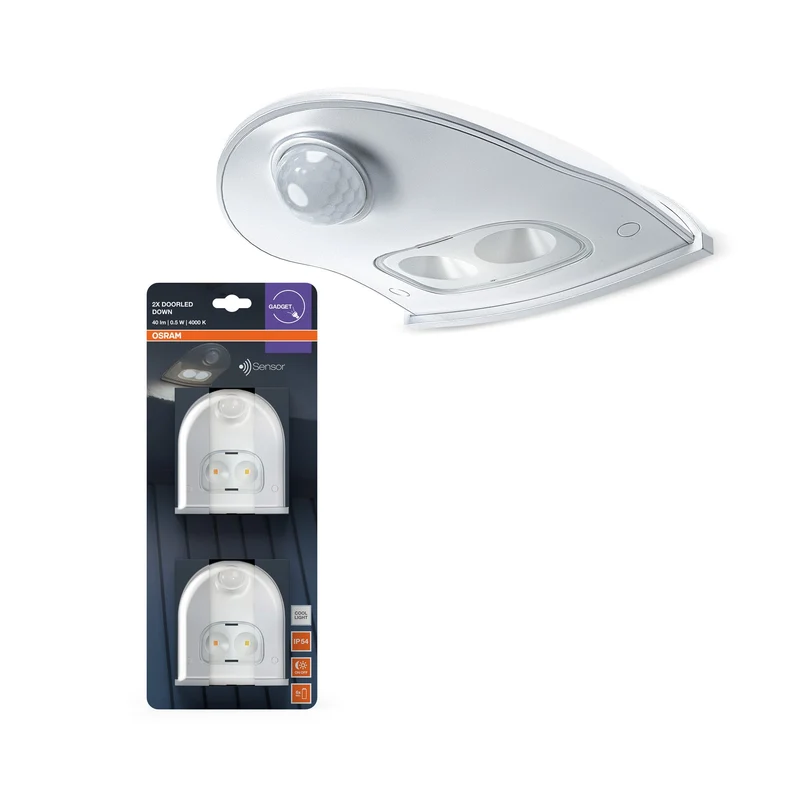 Éclairage de porte LED OSRAM DOOR LED DOWN, 0.95W, 4000K, blanc froid, blanc